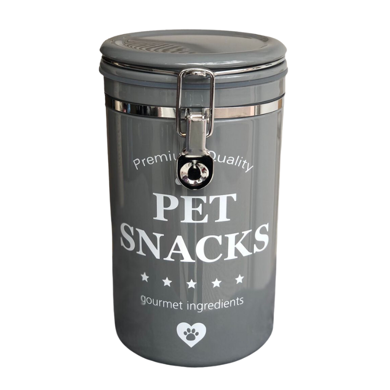 almacen gris pet snack